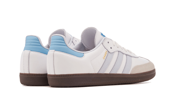 Samba OG Core White Halo Blue