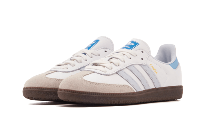 Samba OG Core White Halo Blue