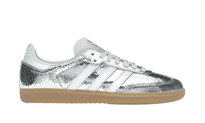Samba OG Silver Metallic Cracked Leather - JR0035