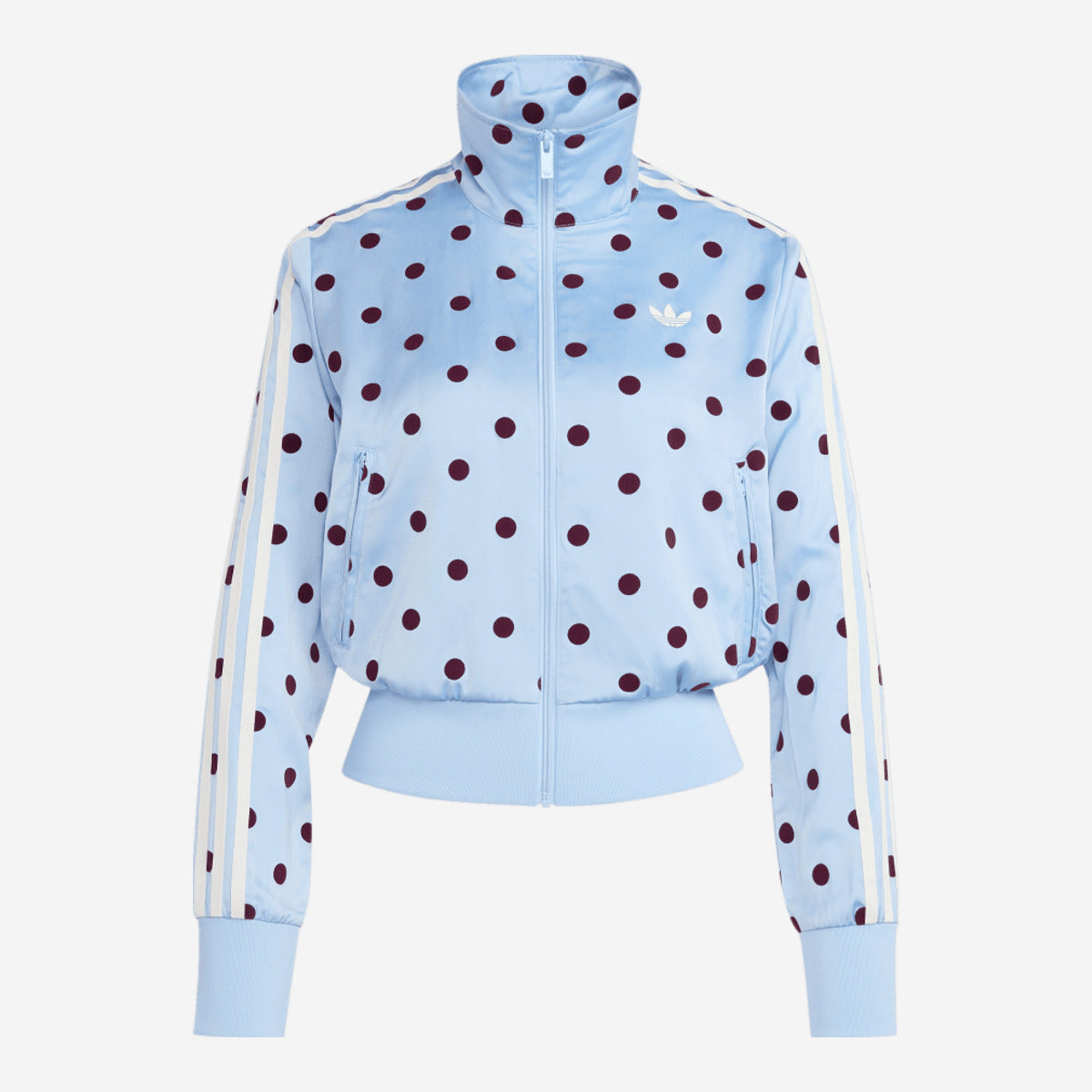 Adidas Satin Polka Dots TT Track Top Clear Sky KV1167 — Abbigliamento Adidas su LAB19