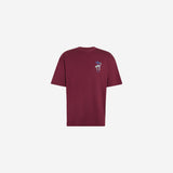adidas Snowball Graphic Oversized T-shirt Maroon