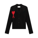 Ami De Coeur Cardigan 'Black/Red'