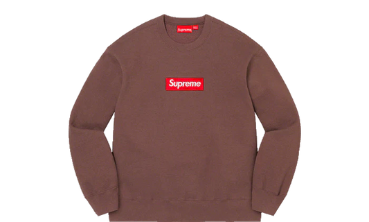 Supreme Box Logo Crewneck Brown