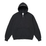 Supreme x Jordan Zip Up Hooded Sweatshirt 'Black'