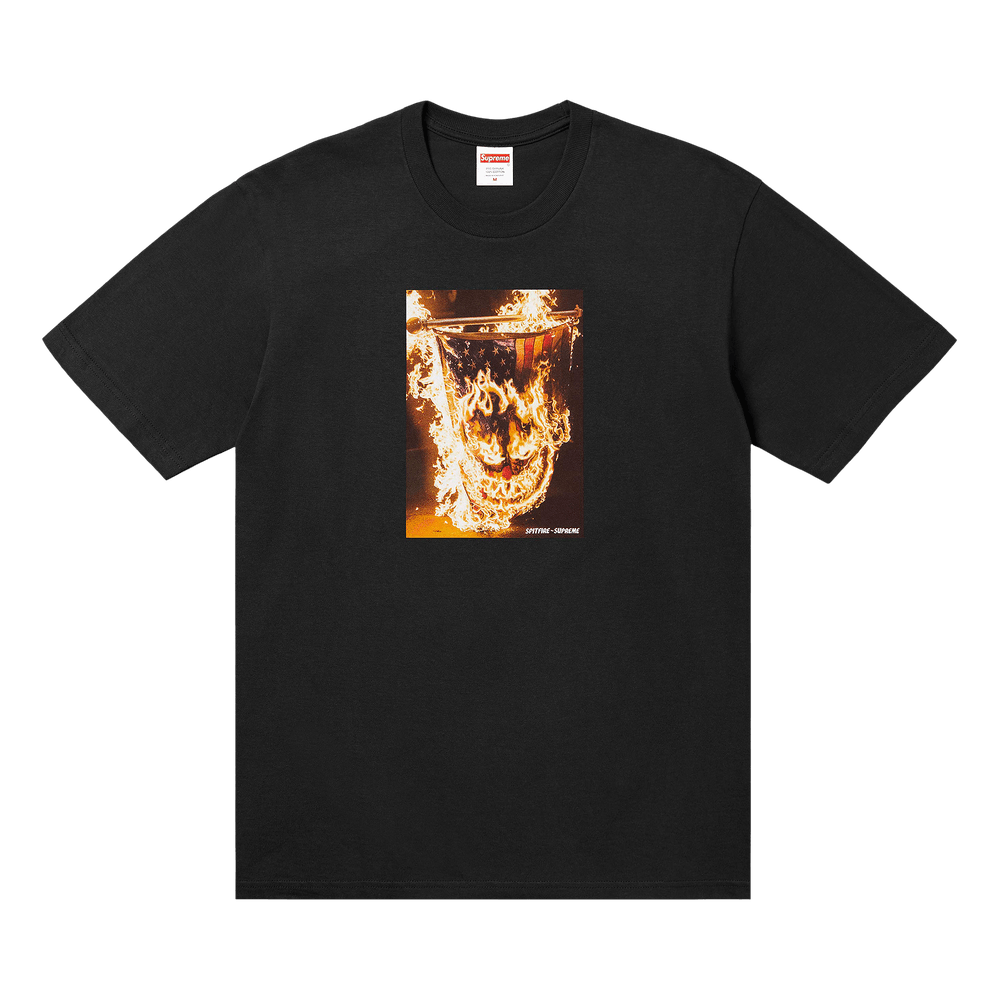 Supreme x Spitfire Flag Tee 'Black' SS26T63-BLACK — Abbigliamento Supreme su LAB19