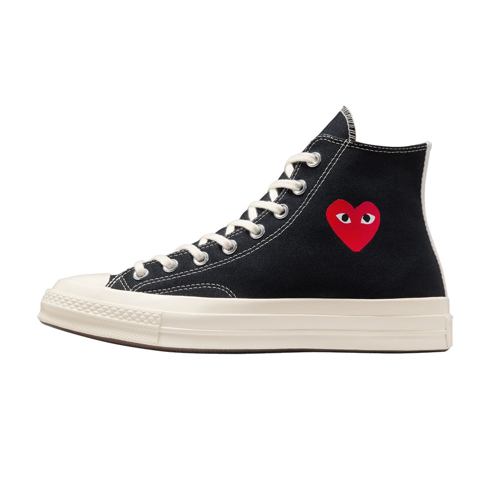 Converse Chuck Taylor All Star 70 Hi Comme des Garcons PLAY Single Heart Black A08801C — Sneakers Converse su LAB19