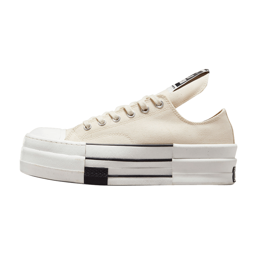 Converse DRKSHDW Chuck Taylor All Star DBL DRKSTAR Ox Rick Owens DRKSTAR Natural Ivory A04955C — Sneakers Converse su LAB19
