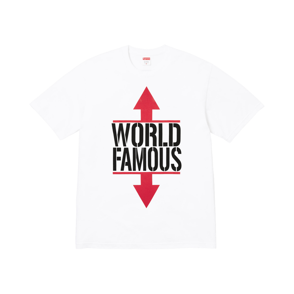 Supreme World Famous Tee 'White' SS26T31-WHITE — Abbigliamento Supreme su LAB19