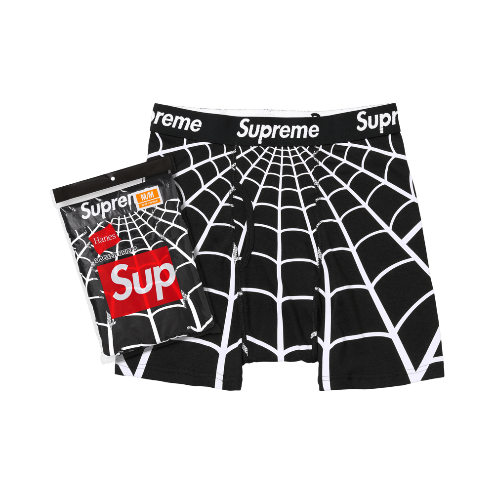 Supreme x Hanes Spider-Man Boxer Briefs (2 Pack) 'Black' SS26A66-BLACK — Abbigliamento Supreme su LAB19