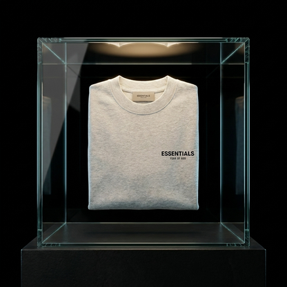Fear of God Essentials Light Oatmeal T-shirt