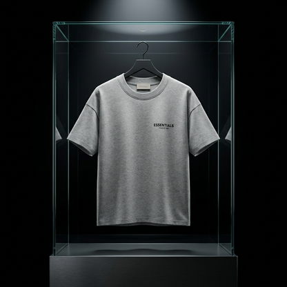 Fear of God Essentials Dark Oatmeal T-shirt