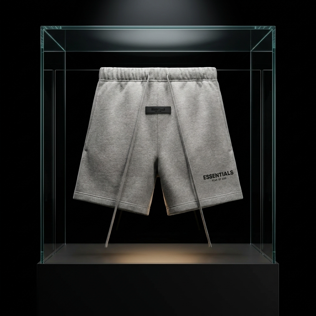Fear of God Essentials Dark Oatmeal Korte Broek