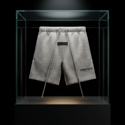 Fear of God Essentials Dark Oatmeal Korte Broek