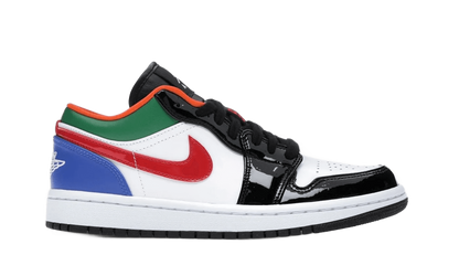 Air Jordan 1 Low Multi-Color Black Toe - CZ4776-101