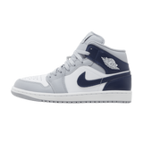 Jordan 1 Mid Wolf Grey Midnight Navy