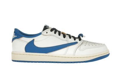 Air Jordan 1 Retro Low OG SP Fragment x Travis Scott Sail Military Blue - DM7866-104