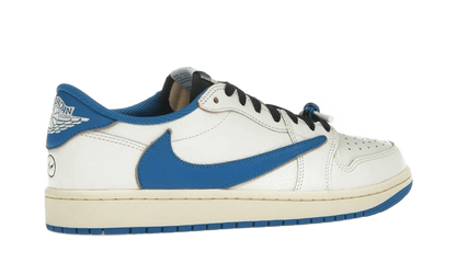 Air Jordan 1 Retro Low OG SP Fragment x Travis Scott Sail Military Blue - DM7866-104