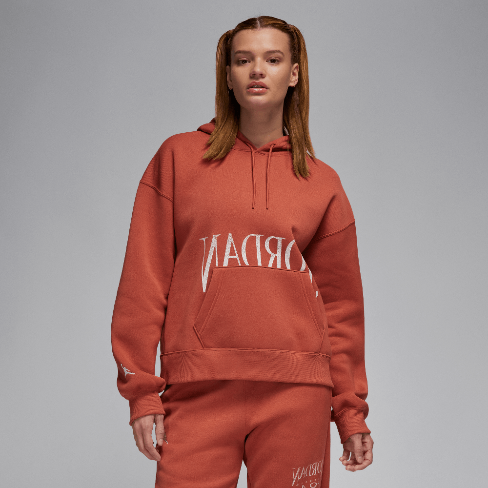 Jordan Brooklyn Fleece Women's Pullover Hoodie Dusty Peach/Sail FN5434-209 — Abbigliamento Air Jordan su LAB19