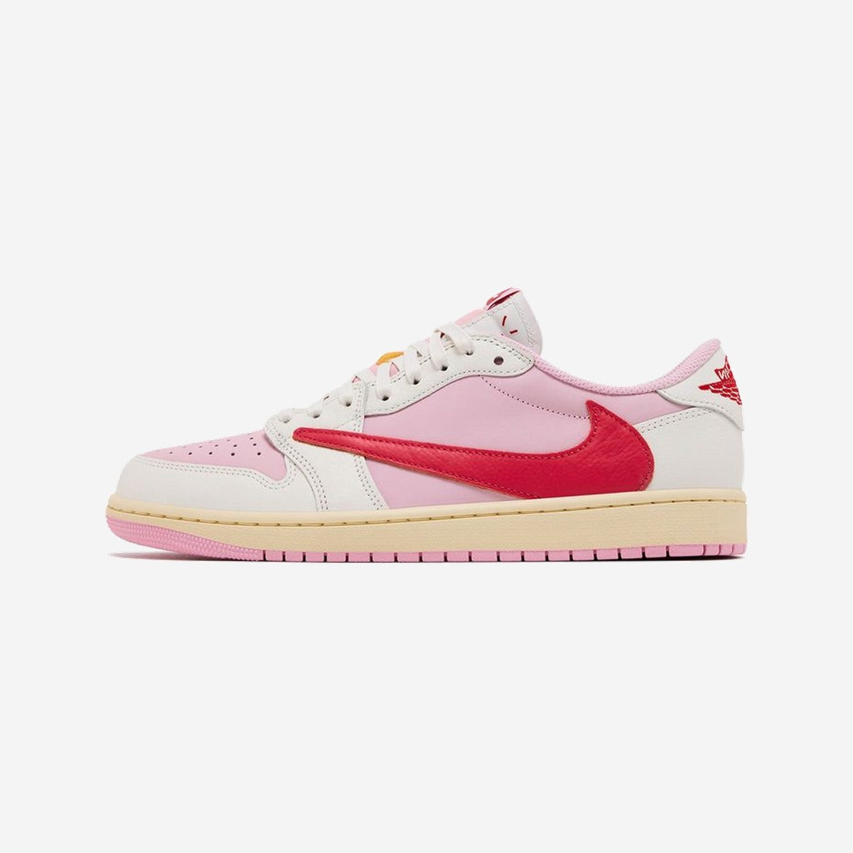 Air Jordan 1 Retro Low OG SP Travis Scott Sail Tropical Pink - IQ7604-101