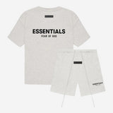 Fear of God Essentials Light Oatmeal Summer Set