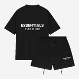Fear of God Essentials SS25 Jet Black Summer Set