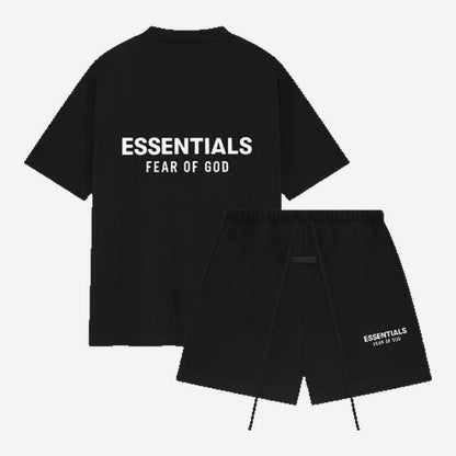 Fear of God Essentials SS25 Jet Black Summer Set