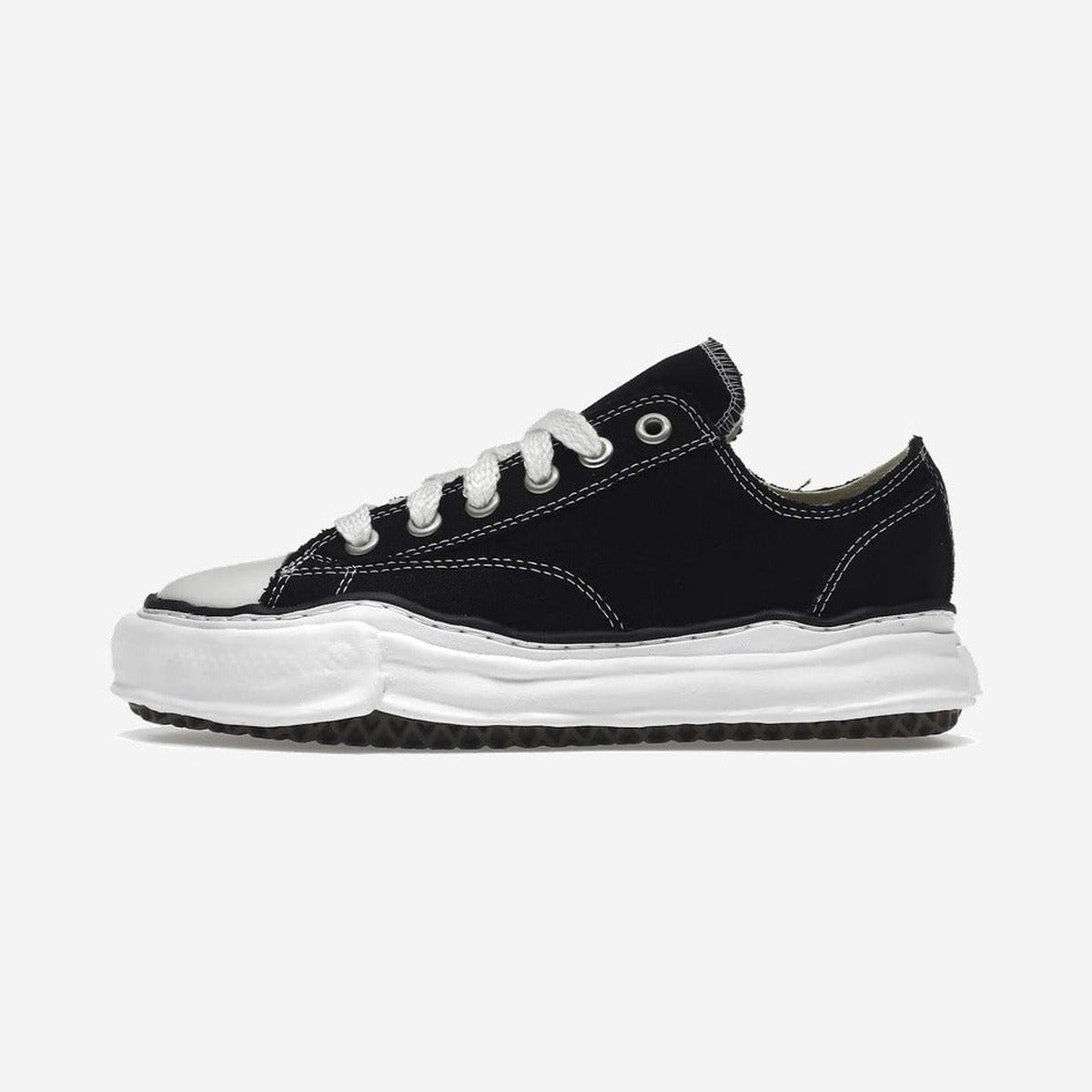 Maison Mihara Yasuhiro Peterson OG Sole Canvas Low Black