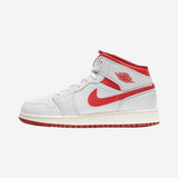 Air Jordan 1 Mid SE White Dune Red