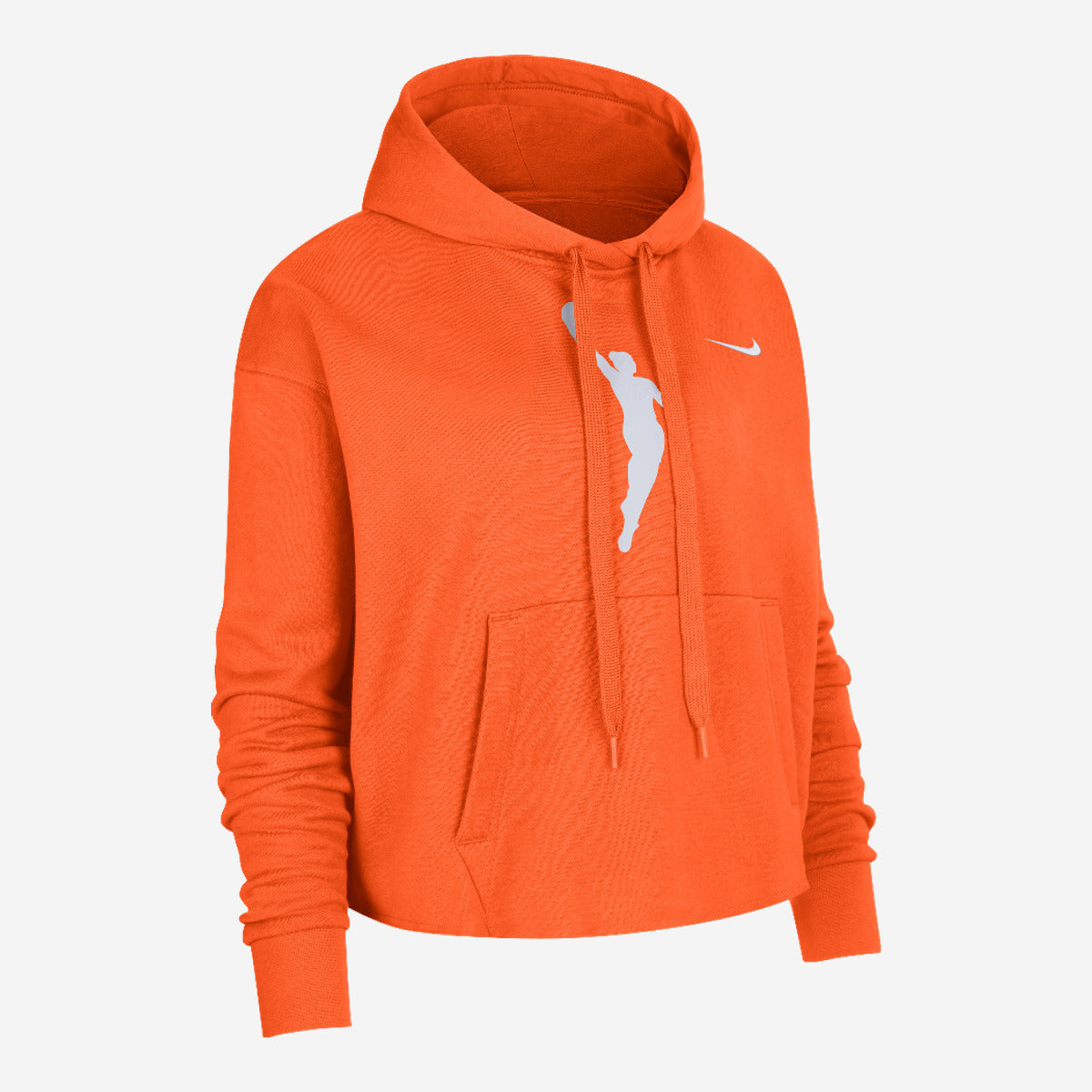 Nike Team 13 Courtside Women's Nike WNBA Cropped Pullover Hoodie Brilliant Orange/Brilliant Orange/White DV6450-820 — Abbigliamento Nike su LAB19