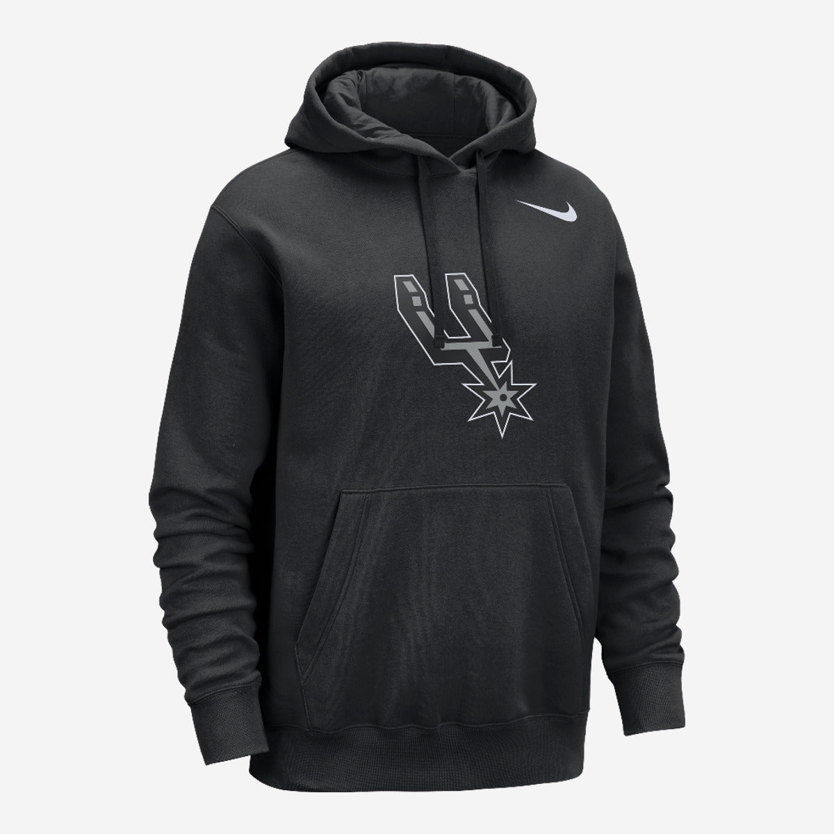 Nike San Antonio Spurs Club Men's Nike NBA Pullover Hoodie Black FB4774-010 — Abbigliamento Nike su LAB19