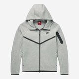 Nike Sportswear Tech Fleece Full Zip Hoodie Dark Grey Heather