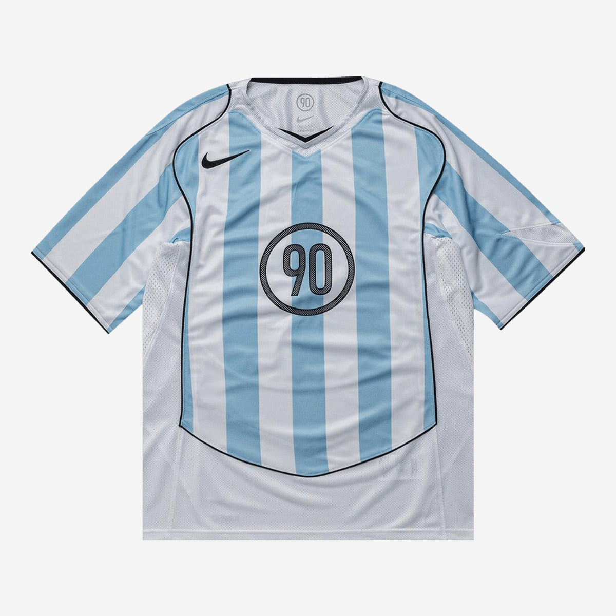 Nike T90 Dri-Fit Soccer Jersey 'Psychic Blue/White/Black/Black' IB4214-422 — Abbigliamento Nike su LAB19