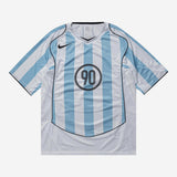 Nike T90 Dri-Fit Soccer Jersey 'Psychic Blue/White/Black/Black'