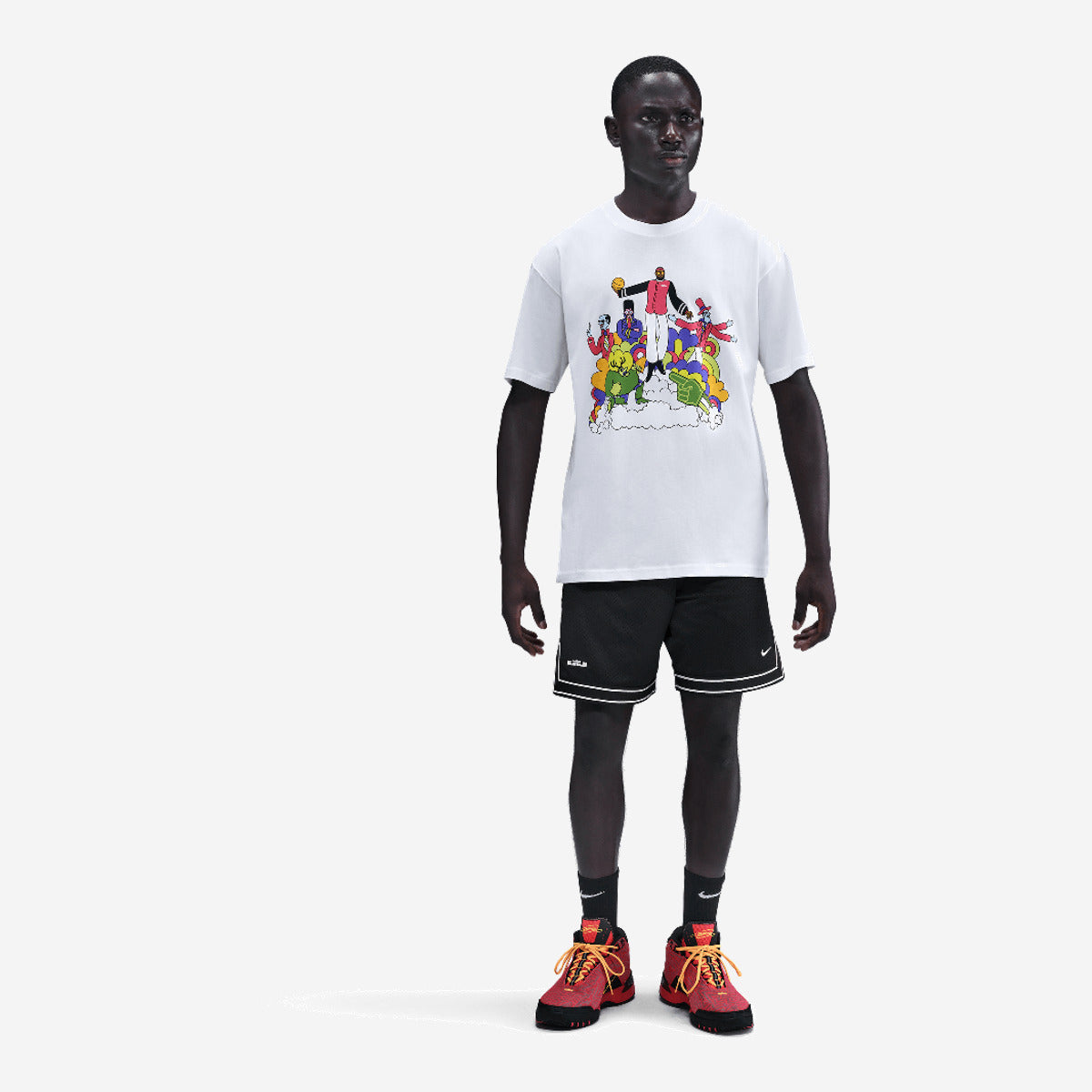 Nike LeBron 'Heat Wave' Men's Basketball T-shirt White IH8570-100 — Abbigliamento Nike su LAB19