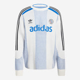 Adidas Blokecore Longsleeve Light Weight Pullover White Blue