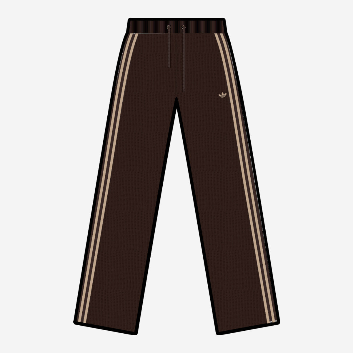Adidas Crochet Track Pants Aurora Coffee Magic Beige KQ6656 — Abbigliamento Adidas su LAB19