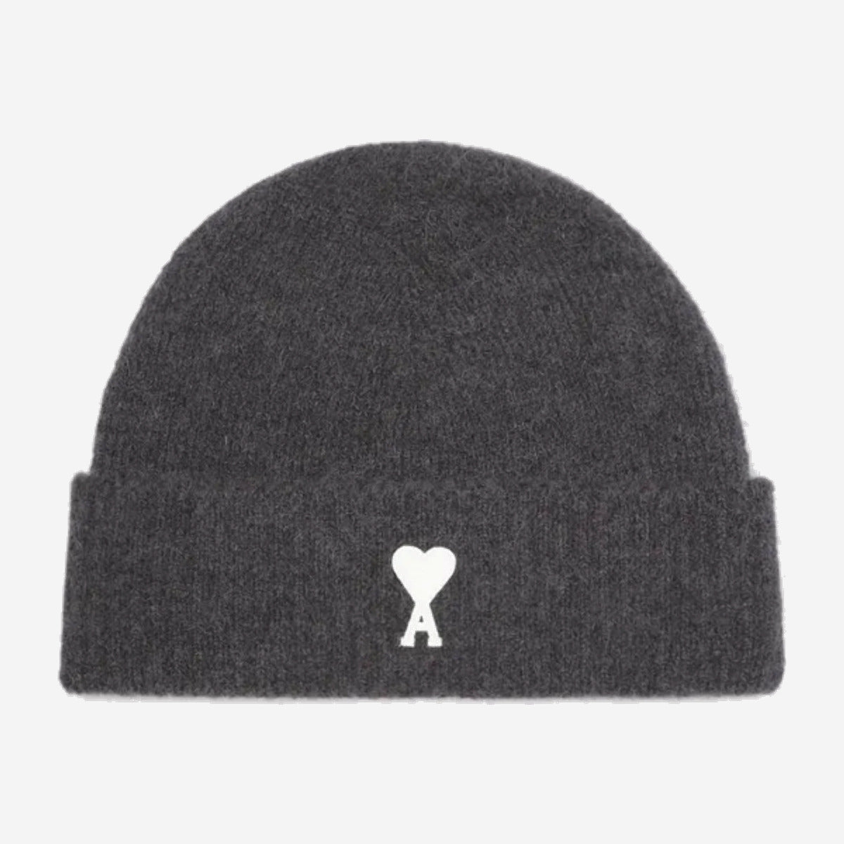 Ami Paris Beanie Grey White UHA115.KN0032.061 — Abbigliamento Ami su LAB19