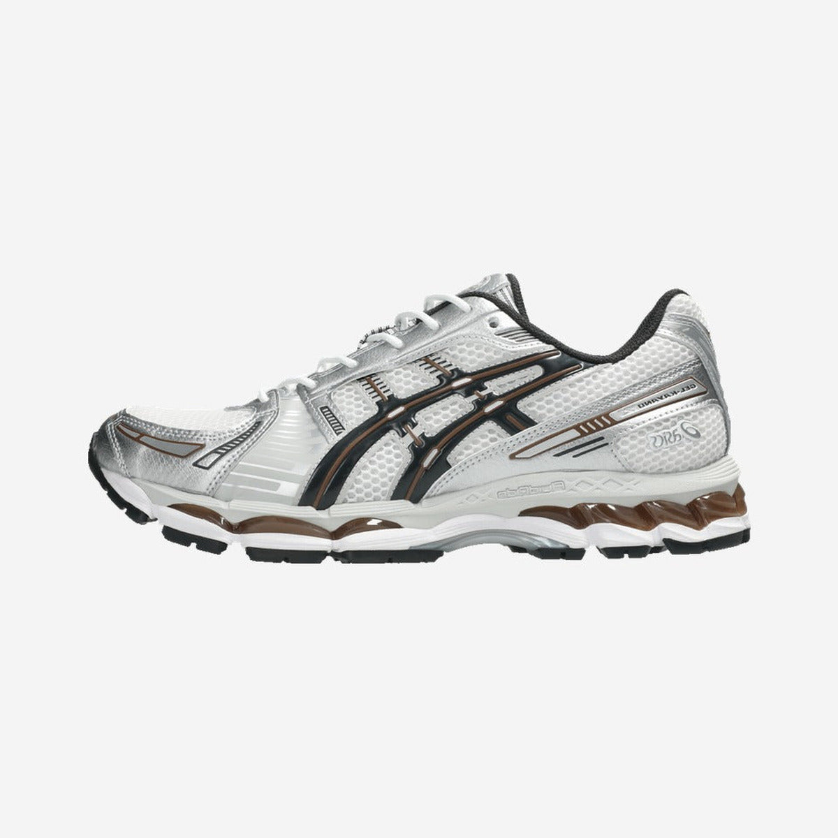 ASICS Gel-Kayano 12.1 White Graphite Grey Brown