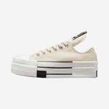 Converse DRKSHDW Chuck Taylor All Star DBL DRKSTAR Ox Rick Owens DRKSTAR Natural Ivory