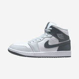 Jordan 1 Mid White Smoke Grey (Women's)