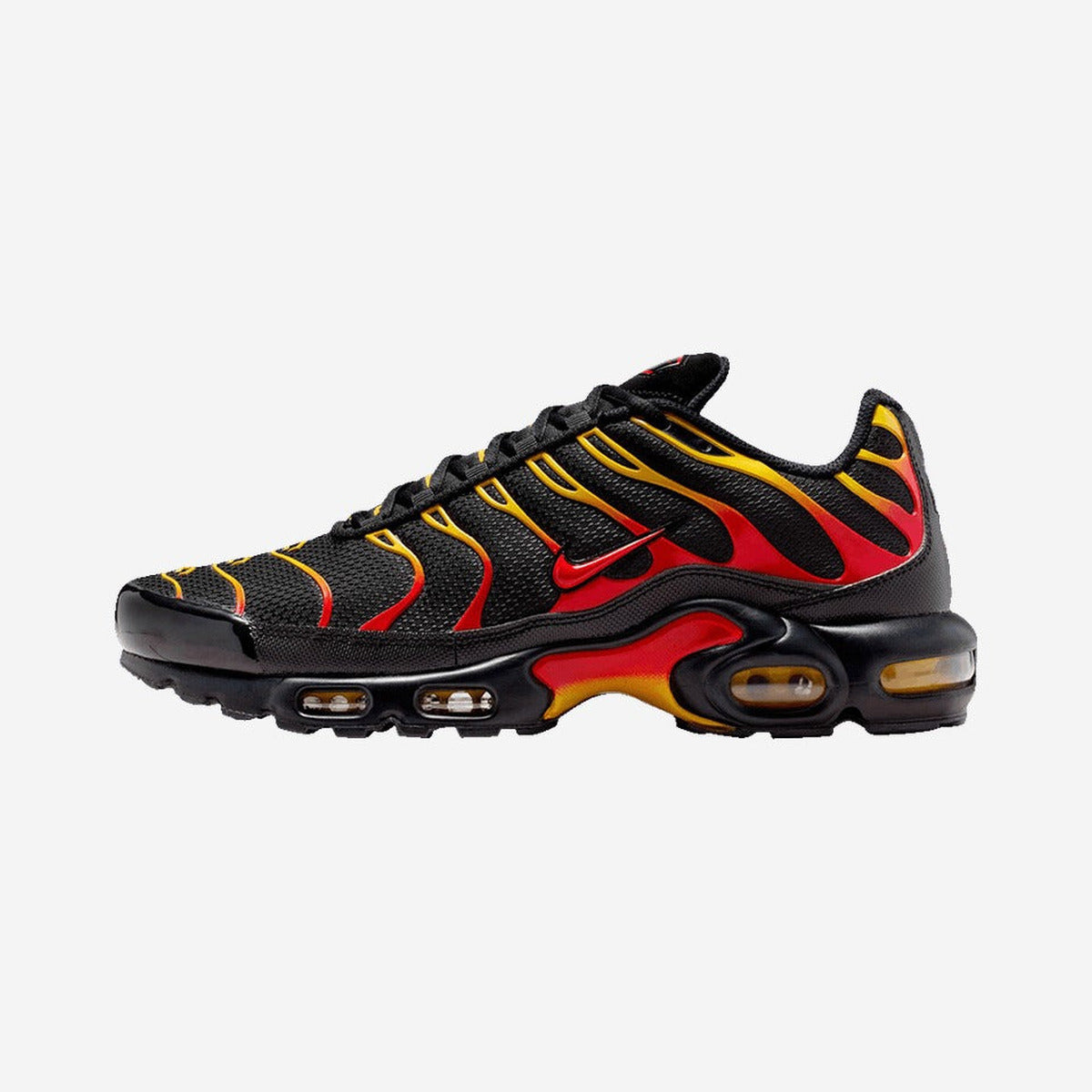 Nike Air Max Plus Black University Gold Red