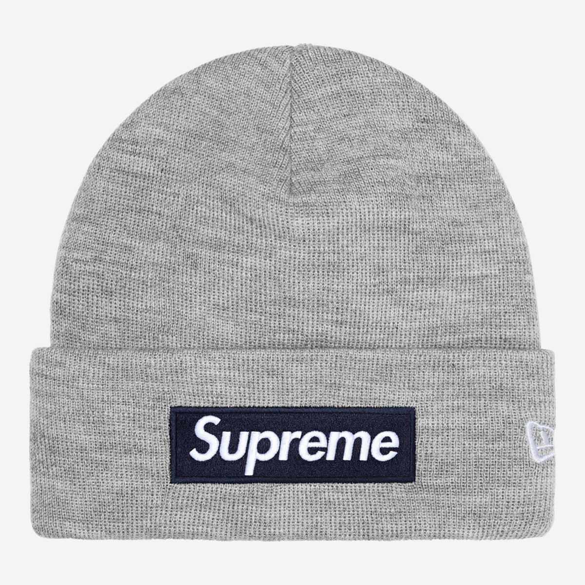 Supreme New Era Box Logo Beanie 'Heather Grey' FW25BN5-HEATHER-GREY — Sneakers Supreme su LAB19