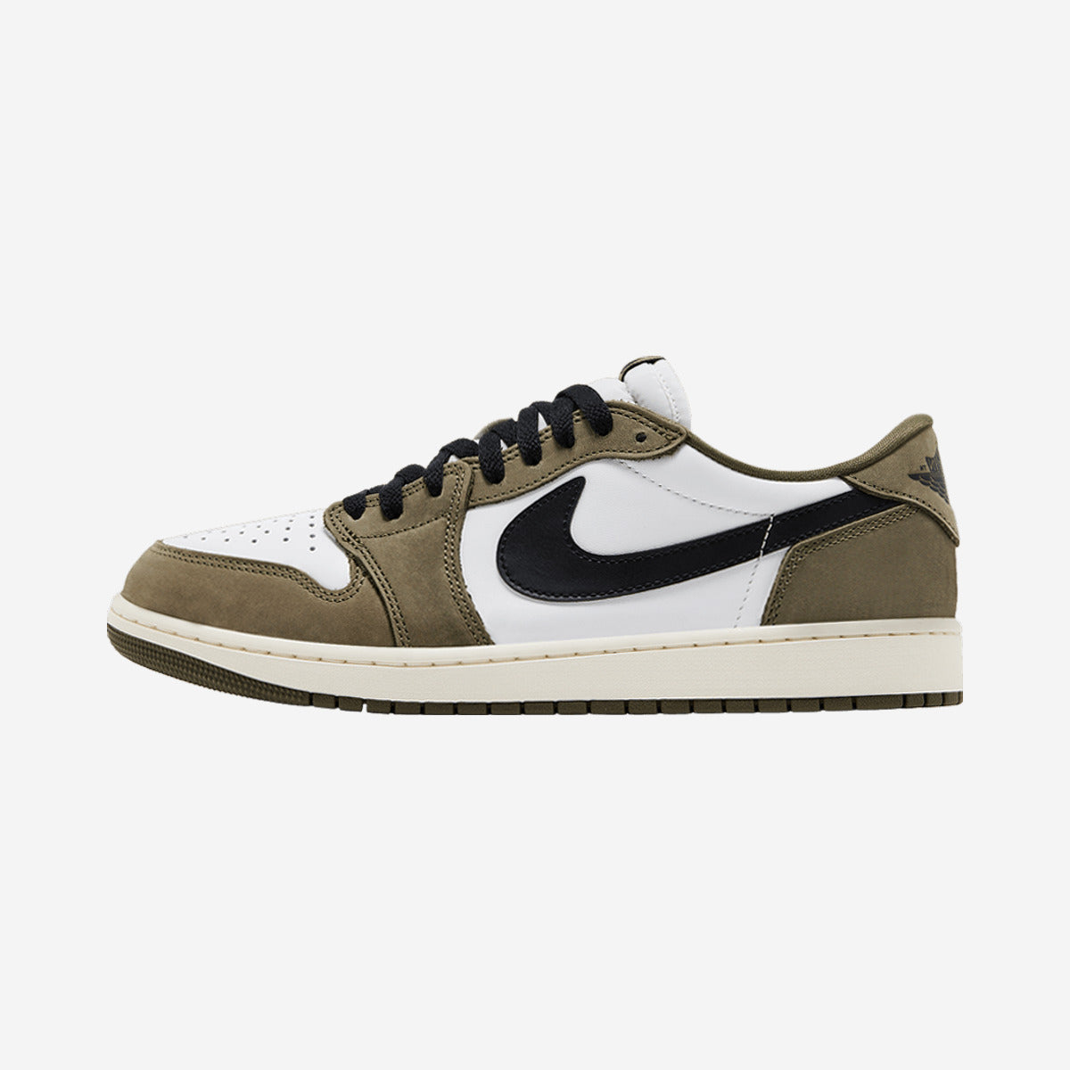 Jordan 1 Retro Low Medium Olive Summit White Sail Black HQ6998-200 — Sneakers Air Jordan su LAB19