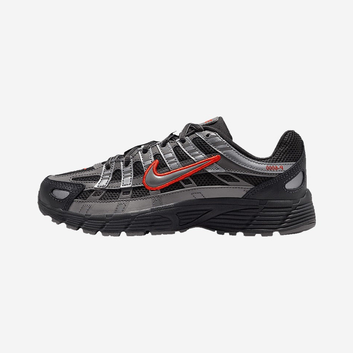 Nike P-6000 Anthracite Picante Red Metallic Cool Grey (GS)