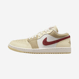 Jordan 1 Low SE Desert Khaki Red Sepia (Women's)
