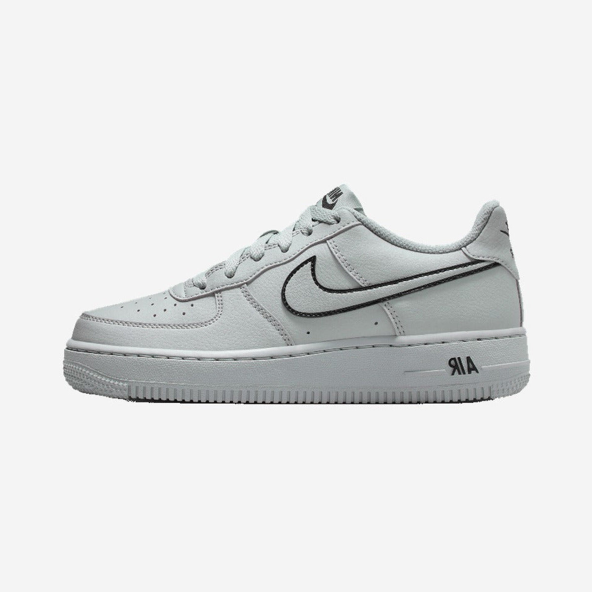 Nike Air Force 1 Light Smoke Grey Black (GS)