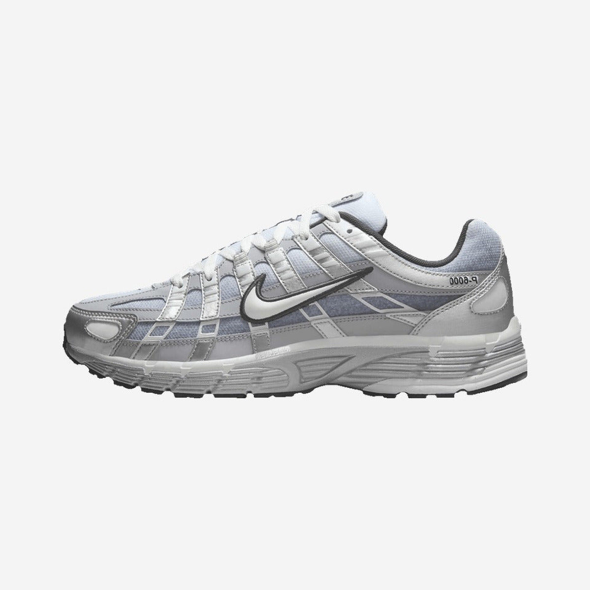 Nike P-6000 Metallic Silver Summit White-Wolf Grey