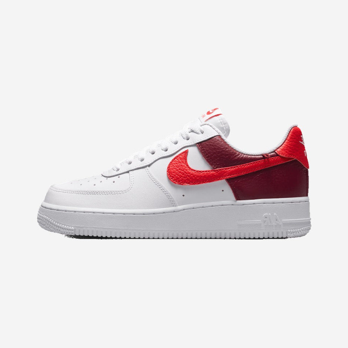 Nike Air Force 1 Low '07 White Light Crimson Gold Charm Bracelet (Women's)
