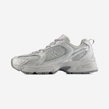 New Balance 530 Silver Metallic Raincloud Polka Dots