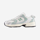 New Balance 530 Silver Metallic Mosaic Green